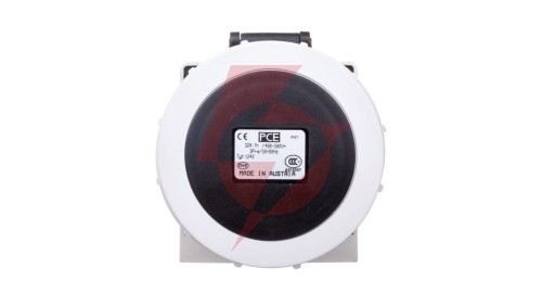 Gniazdo stałe 32A 4P 500V czarne IP67 /bez dławnicy/ 1242-7