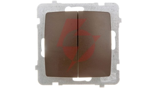 KARO Łącznik świecznikowy czekoladowy metalik ŁP-2S/m/40