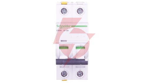 Wyłącznik nadprądowy 2P B 10A 6kA AC iC60N-B10-2 Acti9 A9F03210