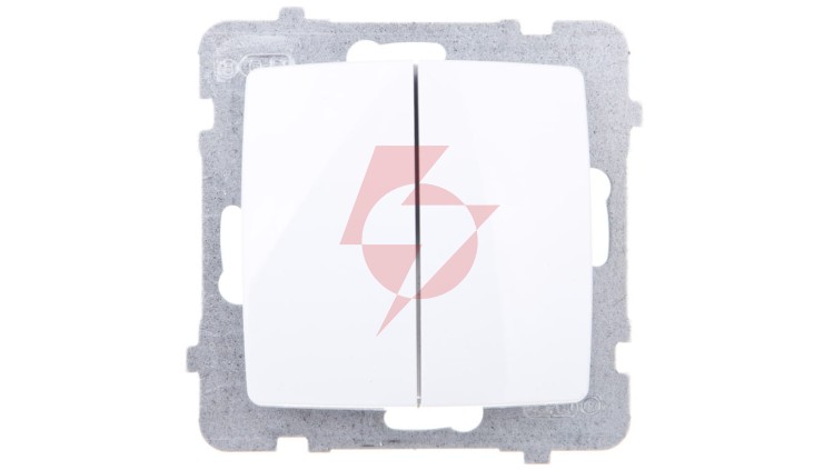 KARO Łącznik świecznikowy biały ŁP-2S/m/00