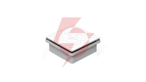 Puszka kontrolna do elewacji 140x140x60mm szara 68.1/SZ /96801108/