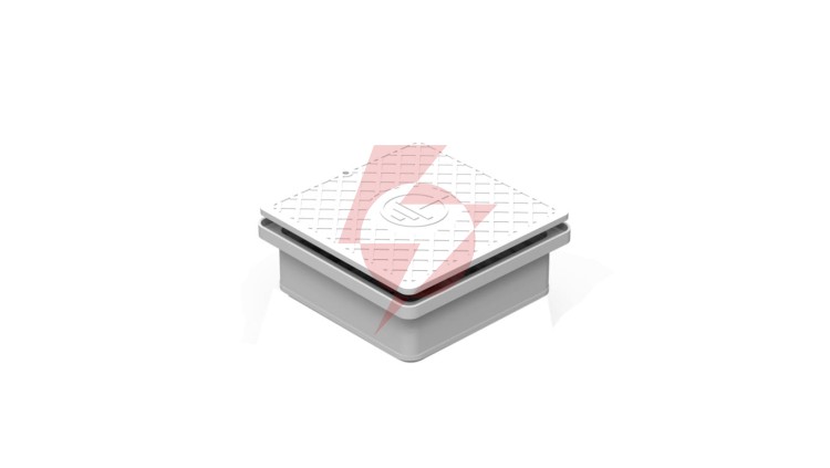 Puszka kontrolna do elewacji 140x140x60mm szara 68.1/SZ /96801108/