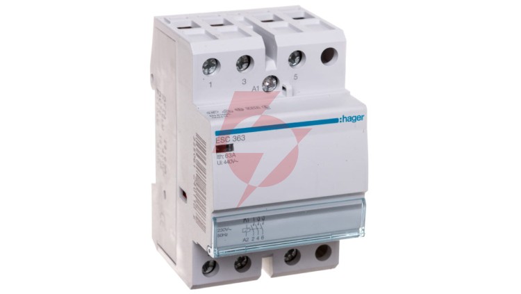 Stycznik modułowy 63A 3Z 0R 230V AC ESC363