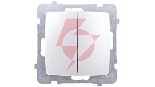 KARO Łącznik świecznikowy srebrny perłowy ŁP-2S/m/43