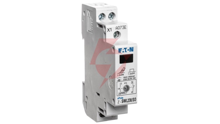 Przełącznik modułowy 2-pozycyjny 2Z+1R 16A z lampką sygnalizacyjną 230V AC/DC Z-SWL230/SO 276307