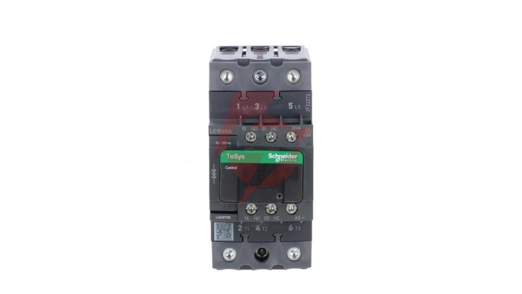 TeSys Deca Stycznik mocy 65A 3P 48V DC 1Z 1R LC1D65AED