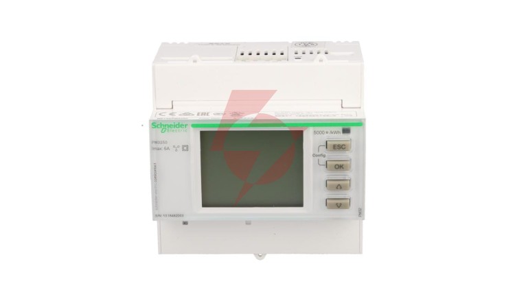 Miernik cyfrowy wielofunkcyjny (U, I, P, Q, f, PF) 5/1A przekładnik 100-480V AC Modbus RS485 modułowy PM3250 METSEPM3250
