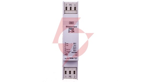 Ogranicznik przepięć dla systemów dwużyłowych 19VAC/28VDC 2,5kA 5kV FRD 2-24 5098727