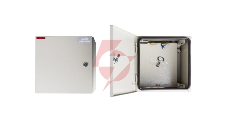 Obudowa 250x250x190mm IP54 Z płytą montażową RH-1