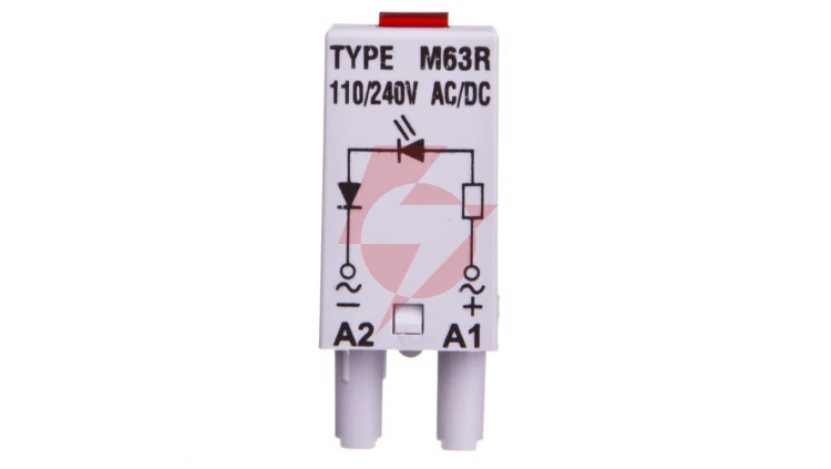 Moduł sygnaliacyjny LED dioda czerwona 110-230 V AC/DC MODUL L M63R SZARY 854855