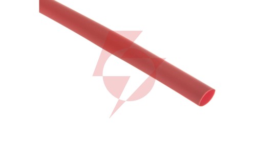Rura termokurczliwa cienkościenna, odcinki 1m, CR 6,4/3,2 czerwona, 427544 /50szt./