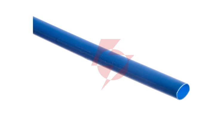 Rura termokurczliwa cienkościenna, odcinki 1m, CR 6,4/3,2 niebieska, 427542 /50szt./
