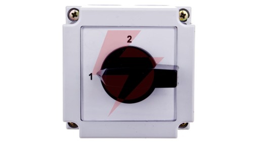 Łącznik krzywkowy 1-2 1P 10A w obudowie 4G10-55-PK R014 63-840350-011