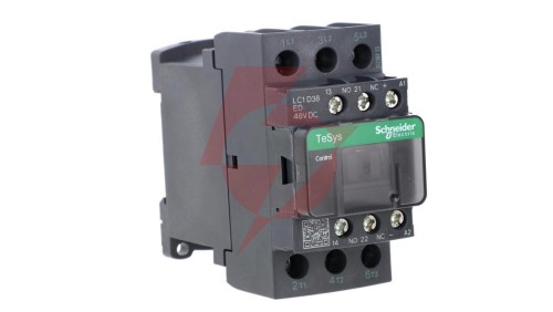 TeSys Deca Stycznik mocy 38A 3P 48V DC 1Z 1R LC1D38ED
