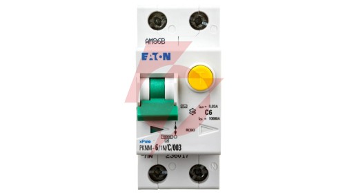 Wyłącznik różnicowo-nadprądowy 2P 6A C 0,03A typ AC PKNM 6/1N/C/003-MW 236017
