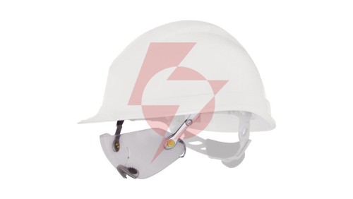 Okulary ochronne z poliwęglanu, bezbarwne, montowane do hełmu przemysłowego, Uv400, Ab*, Ar* FUEGOARIN