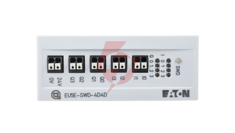Moduł wejść/wyjść cyfrowych 4 wejść 4 wyjść 24V DC SmartWire-DT EU5E-SWD-4D4D 116382