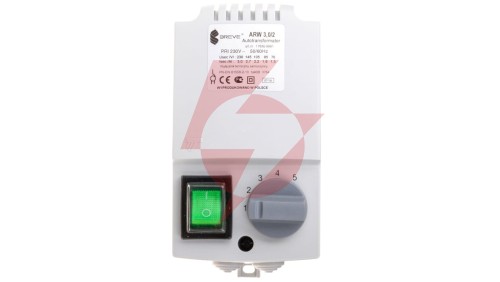Regulator prędkości obrotowej 1-fazowy ARW 3,0/2 230V 3A IP54 17886-9991