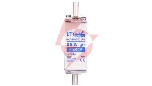 Wkładka bezpiecznikowa NH000 80A gR 690V 004331027