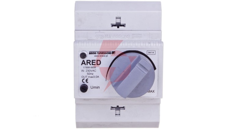 Regulator prędkości obrotowej, elektroniczny, bezstopniowy ARED 3,0 230V 3A, na szynę DIN 17886-9956
