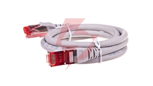 Kabel krosowy (Patch Cord) S/FTP kat.6 szary 1m DK-1644-010