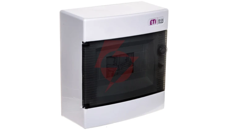 Rozdzielnica modułowa 1x8 natynkowa drzwi dymne / IP 40 400V AC / ECT8PT 001101000
