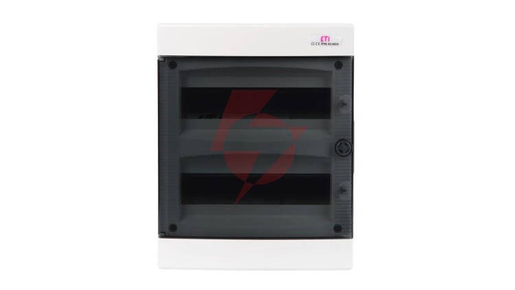 Rozdzielnica modułowa 2x12 podtynkowa /transparentna/ IP40 ECM24PT-S DIDO 001101075