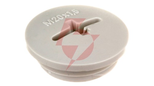 Zaślepka poliestrowa M20 SKINDICHT BLK-M 20x1,5 jasnoszara 52006620 /100szt./
