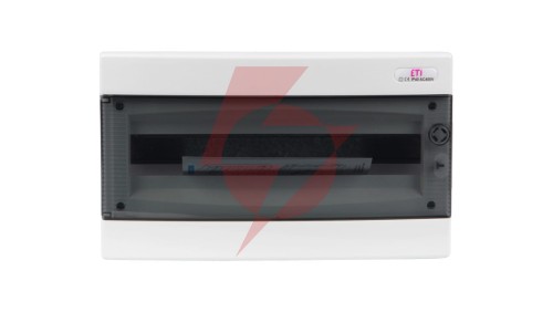 Rozdzielnica modułowa 1x18 podtynkowa /transparentna/ IP40 ECM18PT-S DIDO 001101074