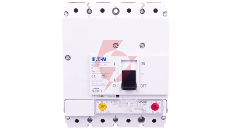 Wyłącznik mocy 80A 4P 50kA NZMN1-4-A80 265817