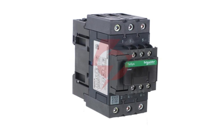 TeSys Deca Stycznik mocy 50A 3P 400V AC 1Z 1R (EVK) LC1D50AV7