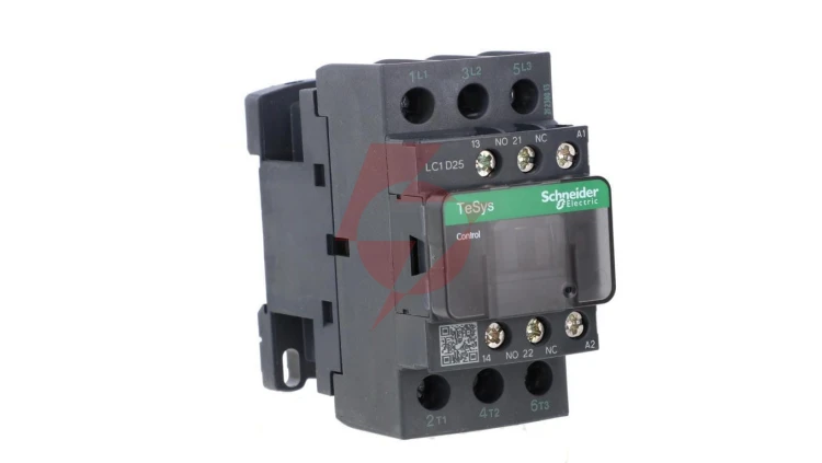 TeSys Deca Stycznik mocy 25A 3P 400V AC 1Z 1R LC1D25V7