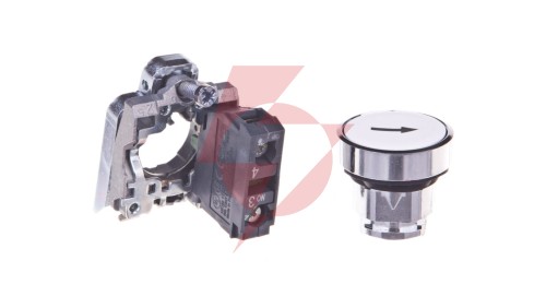 Przycisk sterowniczy 22mm biały z samopowrotem 1Z XB4BA3341