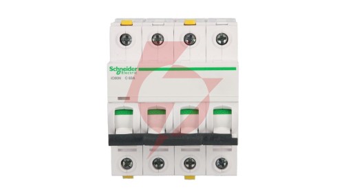 Wyłącznik nadprądowy 4P C 63A 6kA AC iC60N-C63-4 Acti9 A9F04463