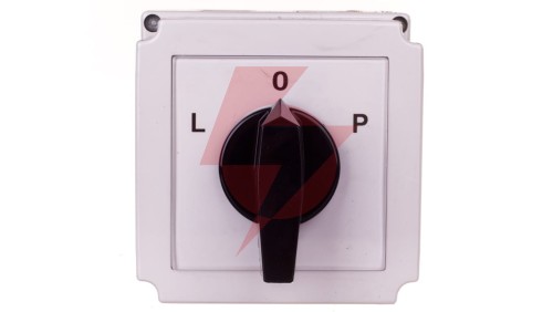 Łącznik krzywkowy L-0-P 3P 63A w obudowie 4G63-11-PK R214 63-840309-051