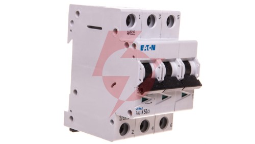 Wyłącznik nadprądowy 3P K 50A 15kA AC FAZ K50/3 278916