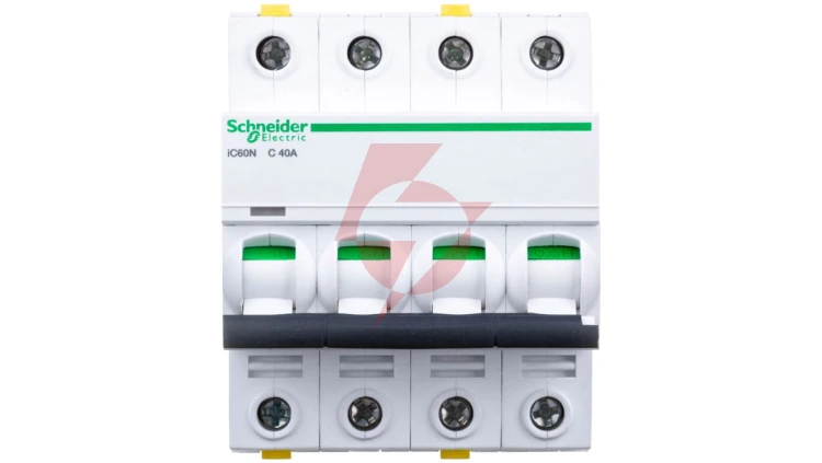Wyłącznik nadprądowy 4P C 40A 6kA AC iC60N-C40-4 Acti9 A9F04440