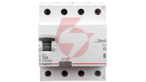 Wyłącznik różnicowoprądowy 4P 25A 0,03A typ AC P304 RX3 402062