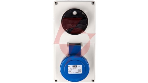 Gniazdo stałe z wyłącznikiem 0-1 małe 16A 3P 230V IP44 /blokada mechaniczna/ 6113-6