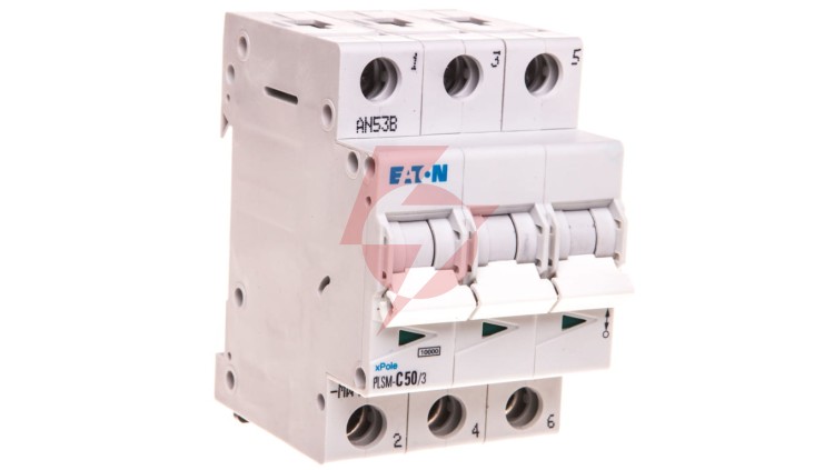 Wyłącznik nadprądowy 3P C 50A 10kA AC PLSM-C50/3-MW 242479