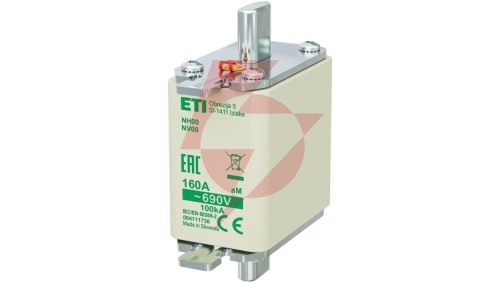 Wkładka bezpiecznikowa NH00 160A aM 690V 004111736
