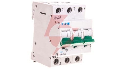 Wyłącznik nadprądowy 3P C 6A 10kA AC PLSM-C6/3-MW 242468