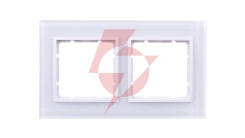 Berker.B.7 GLAS Ramka 2- krotna szklana śnieżnobiała 10126909