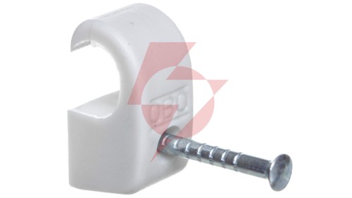 Uchwyt do kabli 7-12mm z gwoździem 2x25mm 2026 25 LGR 2228726 /100szt./