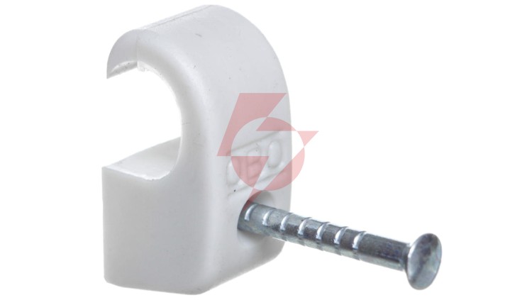 Uchwyt do kabli 7-12mm z gwoździem 2x25mm 2026 25 LGR 2228726 /100szt./