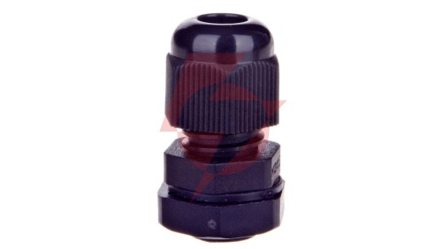 Dławnica kablowa poliamidowa M12 IP68 DP-EN 12 HM BK czarna E03DK-01040120101 /100szt./