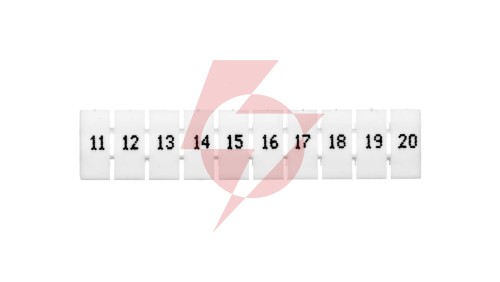 Oznacznik do złączek EZU-5/11-20 biały R34RR-07060001310 /100szt./