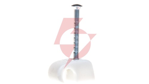 Uchwyt do kabli /4-7mm/ z gwoździem 2x25mm 2025 25 LGR 2228629 /100szt./