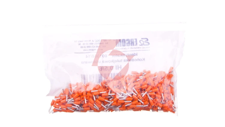 Końcówka tulejkowa izolowana HI 0,5/6 E08KH-02010101301 /500szt/