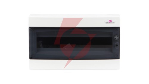 Rozdzielnica modułowa 1x18 natynkowa drzwi dymne / IP 40 400V AC / ECT18PT-s 001101068